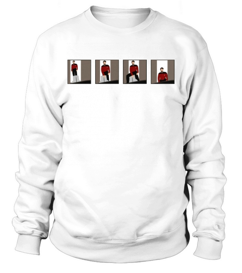 The Riker Maneuver Sitting In Chair Sweatshirt Unisex