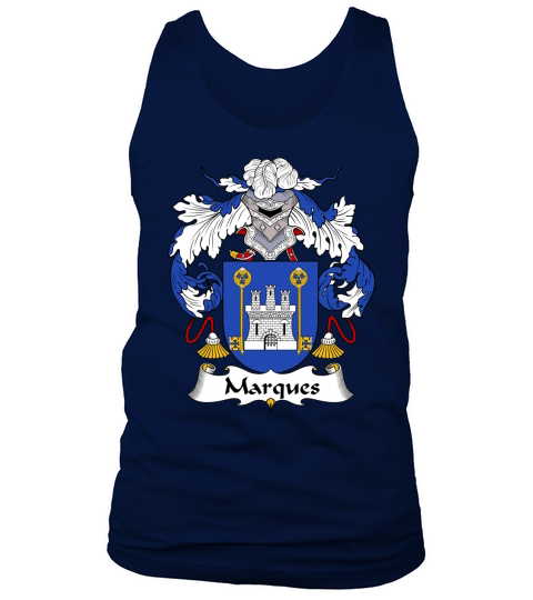 Marques Family Crest Portuguese Family Crests Tank Top Unisex