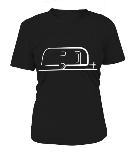 Vintage Airstream Style Streamlined Trailer T-shirt Women's T-Shirt