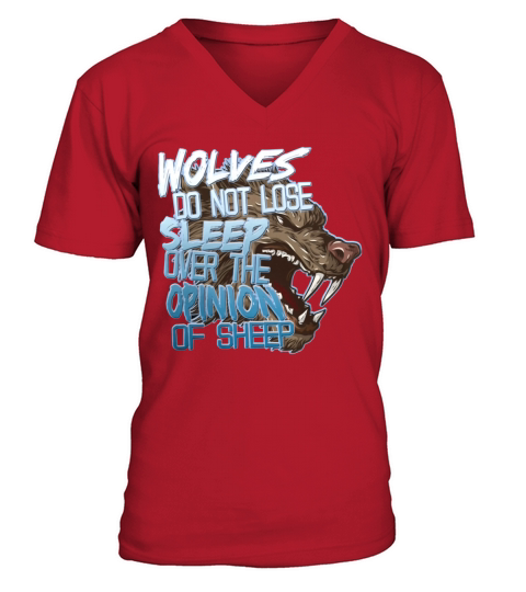 Wolves And Sheep V-Neck T-shirt