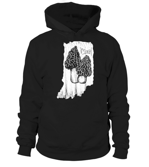 Vintage Morel Mushroom Hunting Picking Morchella Mushrooms T-Shirt Hoodie Unisex