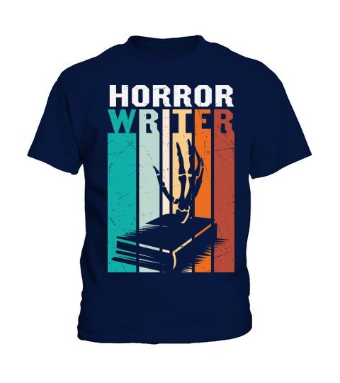 Funny Design Horror Writer Gift Kids T-Shirt