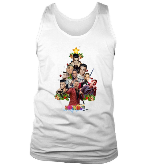 Robbie Williams Christmas Tree shirt Tank Top Unisex
