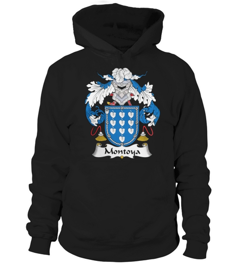Montoya Family Crest Spanish Family Crests Hoodie Unisex