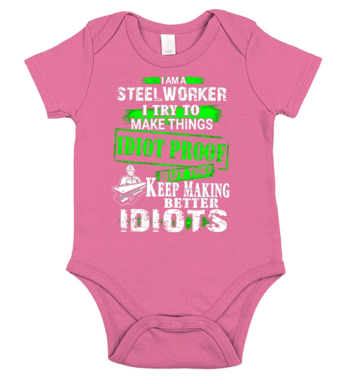 Steelworker Exclusive Shirts Short Sleeve Baby One-Piece