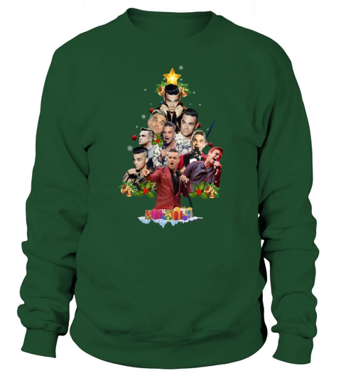 Robbie Williams Christmas Tree shirt Sweatshirt Unisex