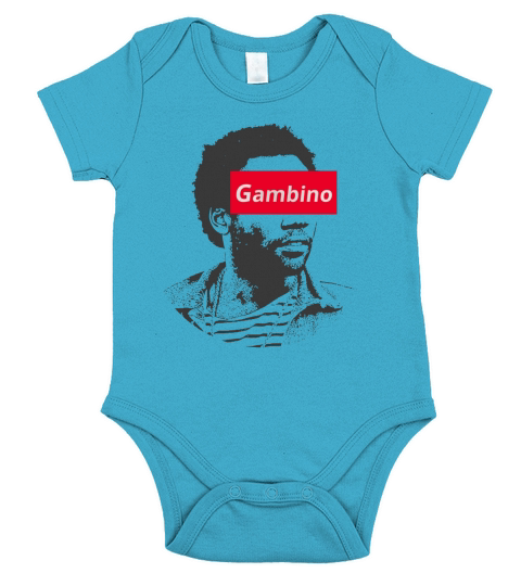 Childish Gambino art shirt hoodie tank top Short Sleeve Baby One-Piece