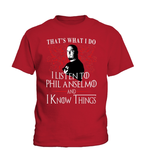 Phil Anselmo I KNOW THINGS Kids T-Shirt
