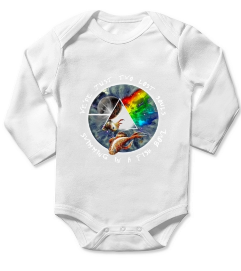 Pink Floyd We’re Just Two Lost Souls Swimming In A Fishbowl shirt Long Sleeve Baby One-Piece