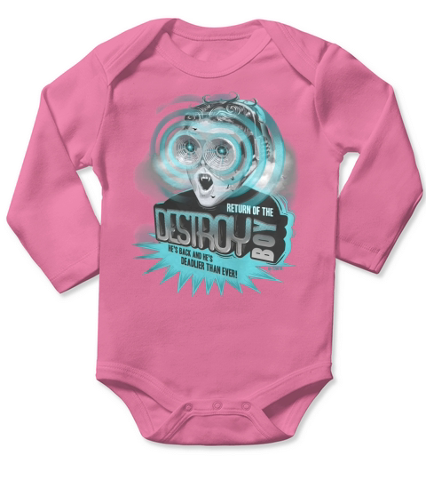 Destroy Boy Shirt Long Sleeve Baby One-Piece