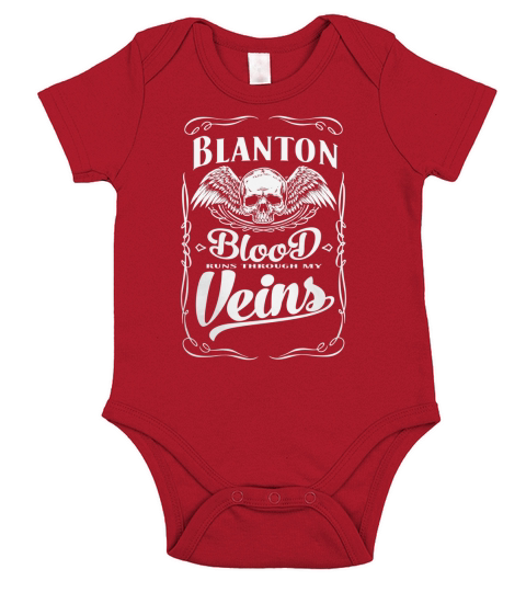 Vintage Tshirt for Blanton Short Sleeve Baby One-Piece
