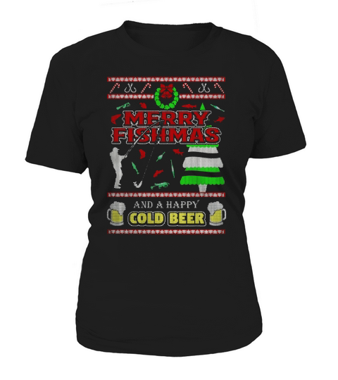 Merry Fishmas Cool TShirt  Sweatshirt Hoodie For Who Fishing Lovers Women's T-Shirt