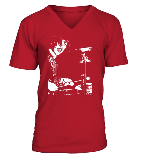 Bonzo John Bonham Fan V-Neck T-shirt