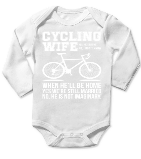 Cycling wife Long Sleeve Baby One-Piece