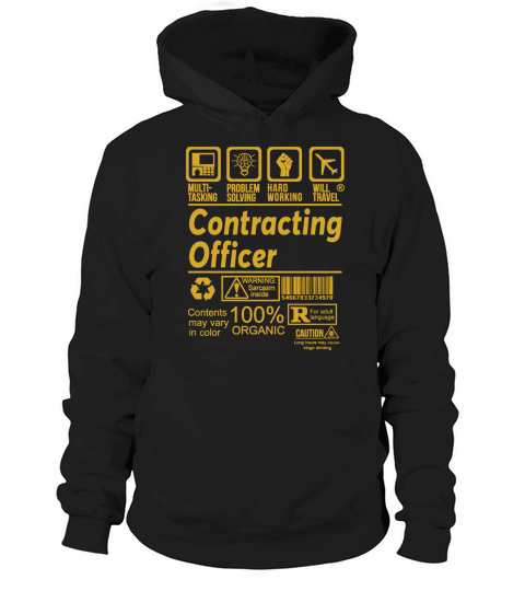 CONTRACTING OFFICER  SHIRT Hoodie Unisex