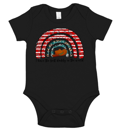 I have the best daddy in the world sublimation Short Sleeve Baby One-Piece