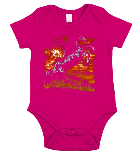 Charlie Horse Short Sleeve Baby One-Piece