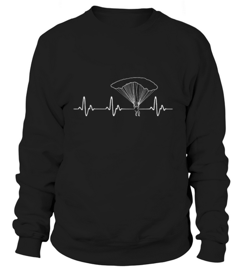 Skydiving Heartbeat Sweatshirt Unisex