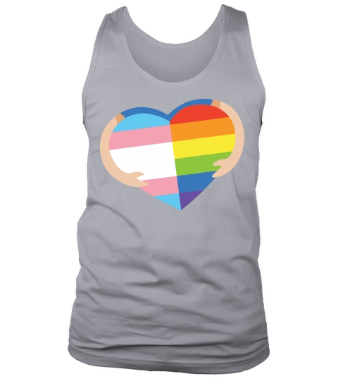 Heart with transgender for pride Tank Top Unisex