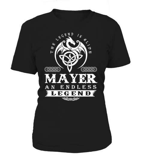 MAYER The Legend Is Alive MAYER An Endless Legend ColorWhite Women's T-Shirt