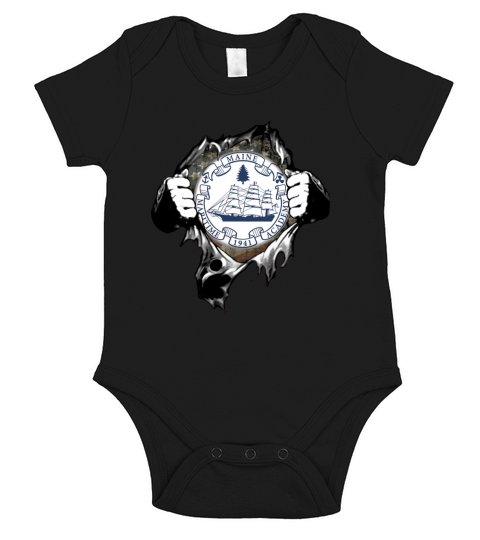 Maine Maritime Academy Short Sleeve Baby One-Piece