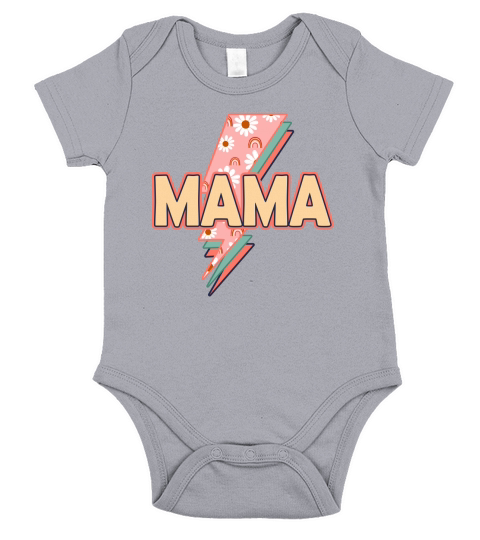 Mama Short Sleeve Baby One-Piece