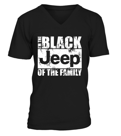 Black Jeep Of The Family T-Shirt V-Neck T-shirt