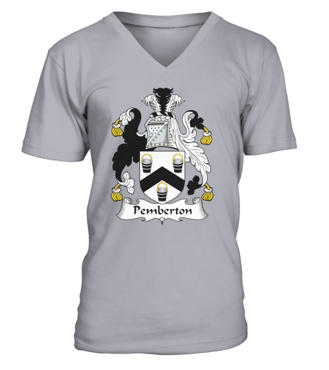 Pemberton Family Crest British Family Crests V-Neck T-shirt