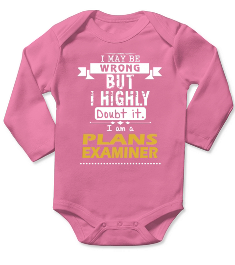 PLANS EXAMINER Dout It Long Sleeve Baby One-Piece