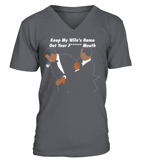 Keep My Wife s Name Out Your Mouth - Will vs Chris V-Neck T-shirt