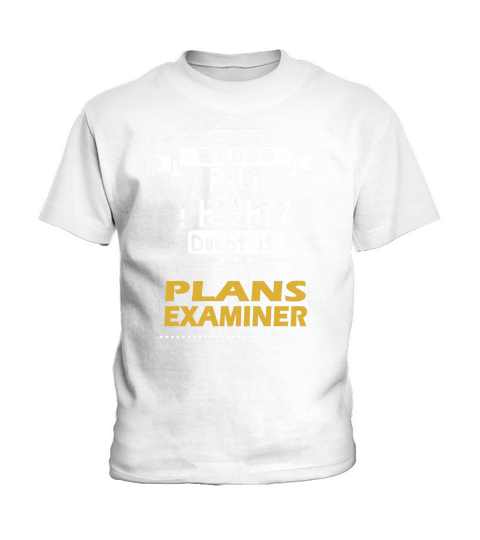 PLANS EXAMINER Dout It Kids T-Shirt