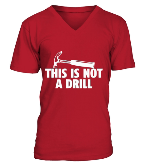 This is not a Drill V-Neck T-shirt