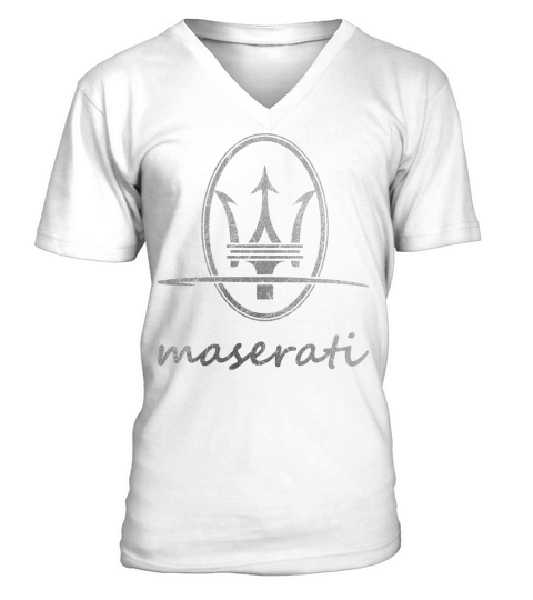 Maserati District Vintage V-Neck T-shirt
