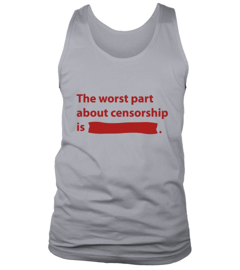 Censorship Tank Top Unisex