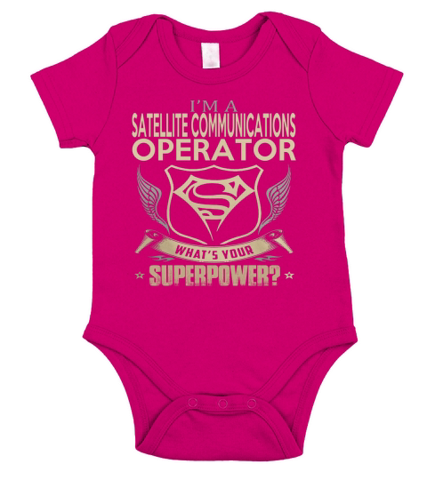 SATELLITE COMMUNICATIONS OPERATOR Short Sleeve Baby One-Piece