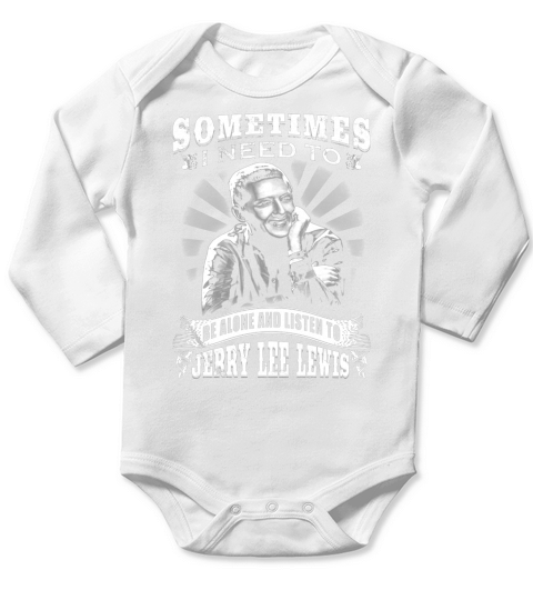 ttt-346-Jerry Lee Lewis Long Sleeve Baby One-Piece