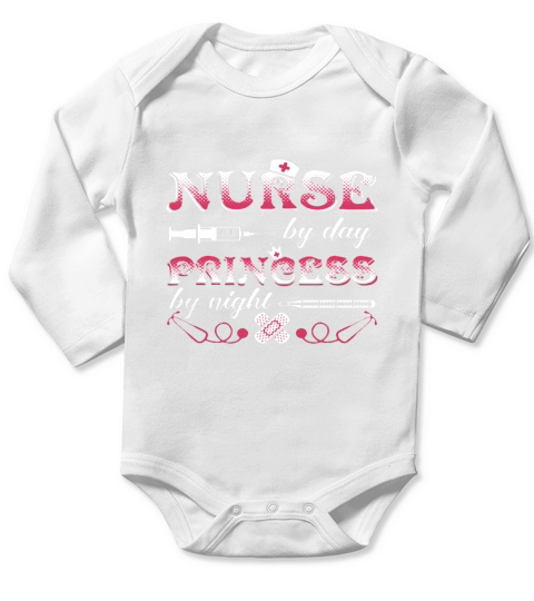 NURSE PRINCESS Long Sleeve Baby One-Piece