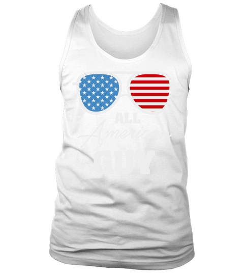 All American Guy Sunglasses USA Tank Top Unisex