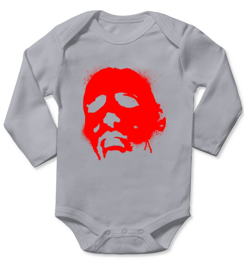 Halloween MICHAEL MYERS MASK - Unisex Long Sleeve Long Sleeve Baby One-Piece