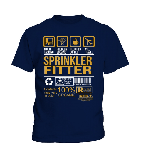 SPRINKLER FITTER Kids T-Shirt