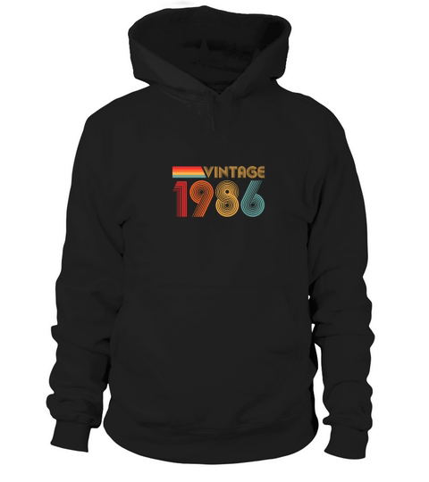 35th birthday gift Vintage 1986 Hoodie Unisex