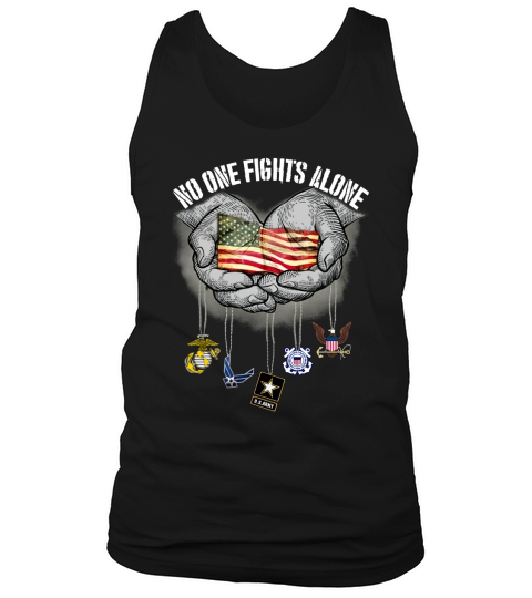 Veteran No One Fights Alone Tank Top Unisex