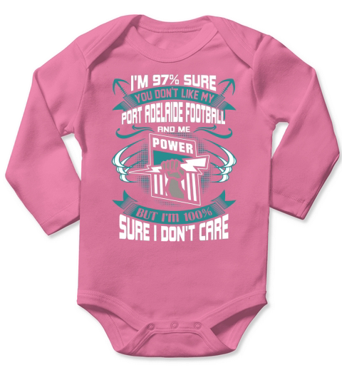 Port Adelaide Football Club Long Sleeve Baby One-Piece