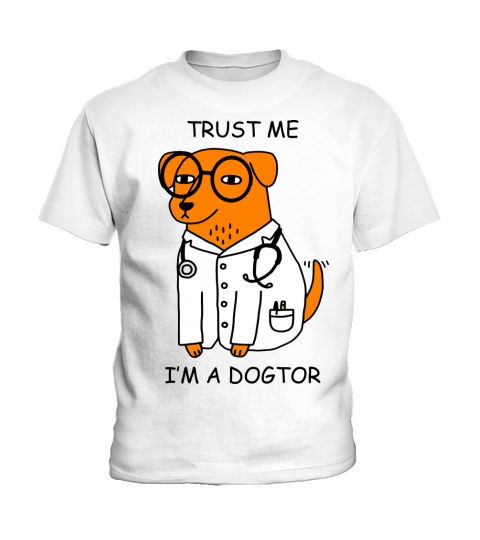 Trust Me Im a Dogtor - Ladies Flowy Tank Kids T-Shirt