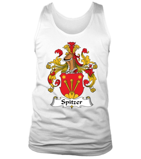 Spitzer Family Crest German Family Crests Tank Top Unisex