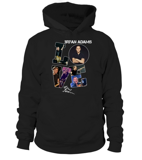 Love Bryan Adams Signature Hoodie Unisex