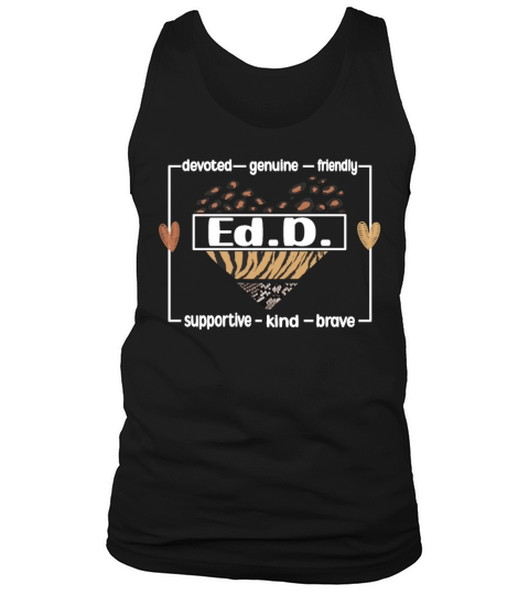 EdD Doctor Of Education Graduation Doctoral Degree Tank Top Unisex