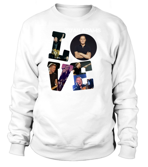 Love Bryan Adams Signature Sweatshirt Unisex
