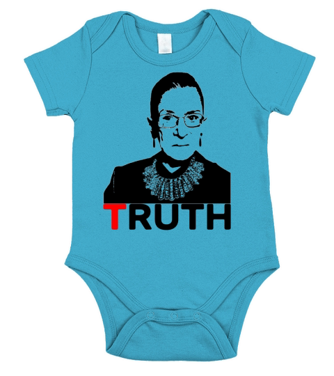 Can’t Spell Truth Without Ruth Bader Ginsburg RBG Hipshirt Short Sleeve Baby One-Piece
