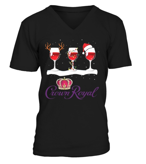 Crown Royal Wine christmas - Classic Guys / Unisex Tee V-Neck T-shirt